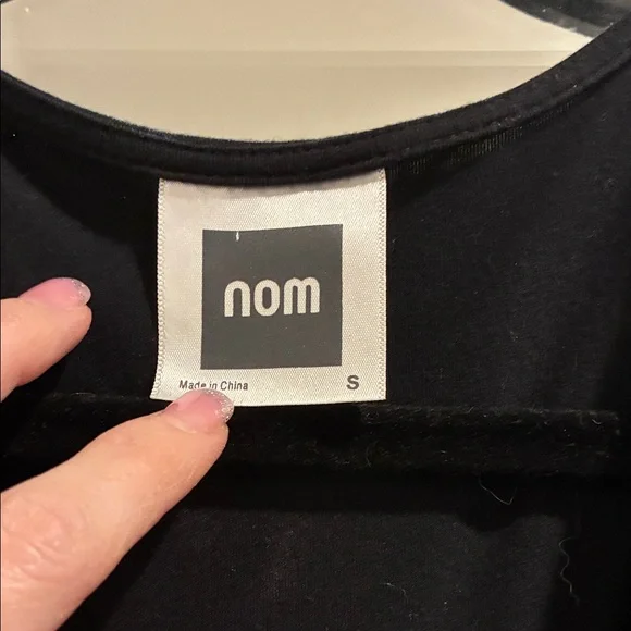 NOM maternity Francesca black jumpsuit Size S - Picture 3 of 6